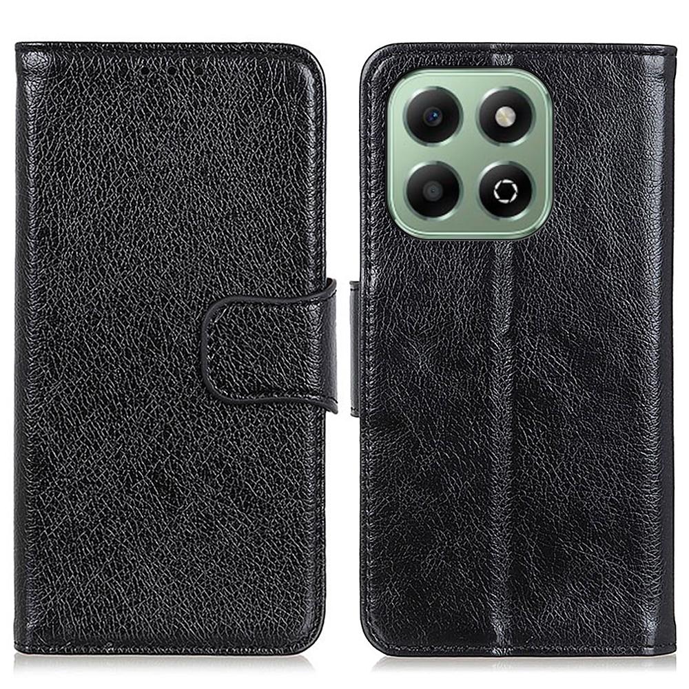 

For Honor X6b 4G Case Nappa Texture Split Leather Wallet Phone Cover A