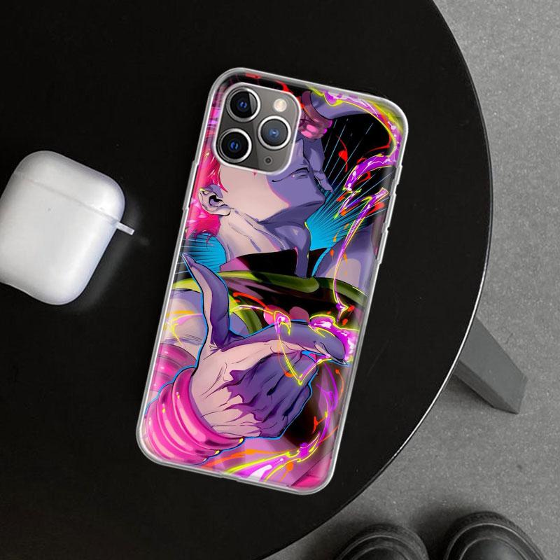 Huner X-Hunters Hisoka Phone Case Cover for iPhone 11 12 13 Mini 14 15 Plus 16 Pro Max 17 Air 7 8 + SE Art Customized Fundas 11