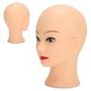 Mannequin Head Makeup Training Practice Wig Hat Display Bald Mannequin Head 49cm