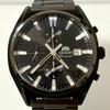 Used [New Battery] ORIENT Cut Glass Quartz Men's Watch