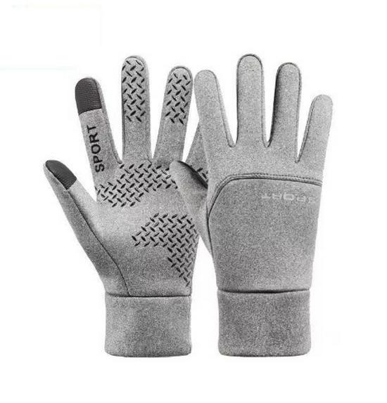 

Ветрозащитные Водонепроницаемые Сенсорные Велоперчатки для Мужчин и Женщин - Теплые, Нескользящие, для Занятий Спортом на Открытом Воздухе One Size