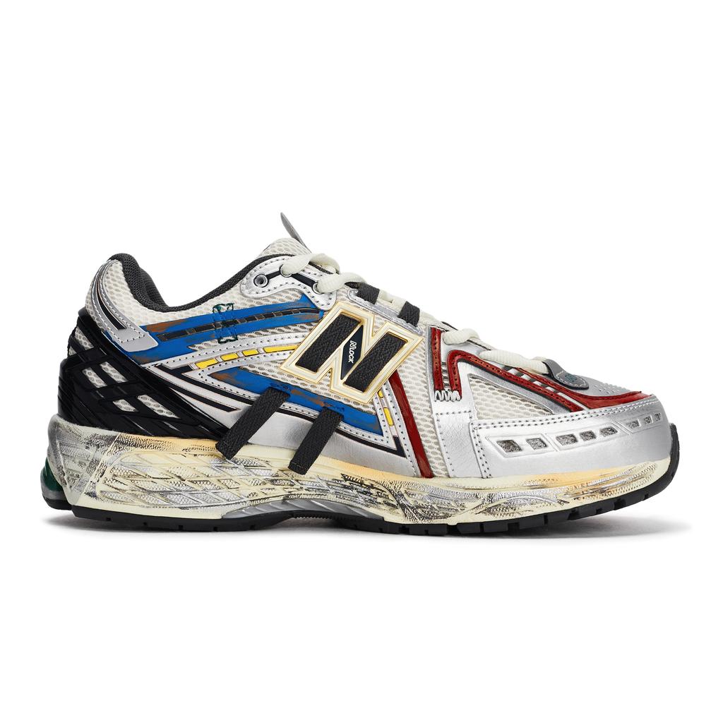 New Balance 1906 Abrasion Resistant Low Top Running Shoes Men's Black White Gray Red M1906AD(Team80-S-BOX)