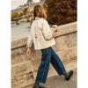 Autumn Winter New Women's Loose Solid Trench Coat With Pockets Lined Casual Outerwear For European American