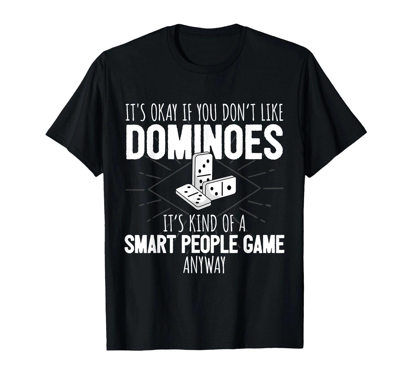 Domino Game, Hobby, Clever People, Funny Proverbs, T-Shirt_ 2XL
