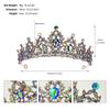 Hair Jewelry Girls Gift Black Rhinestone Crown Bridal Crowns Baroque Crystal Tiara Women Hair Hoop