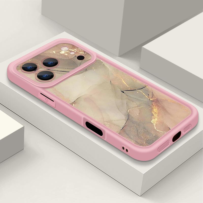 Soft TPU Phone Case For iPhone 17 Pro 15 16 Pro Max 14 13 Pro Max 16e 17e Shockproof Marble Pattern Silicone Protect Cover Cases