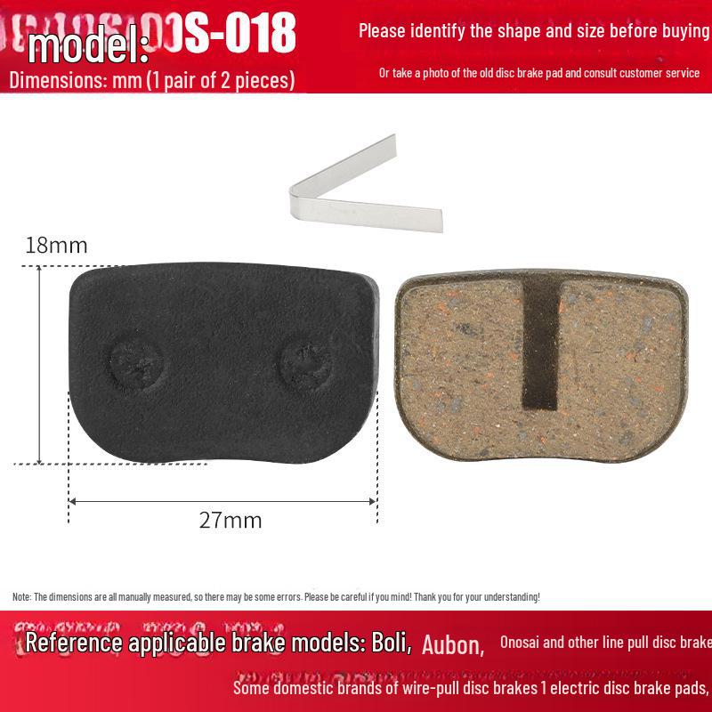 Universal Semi-Metal Mountain Bike Disc Brake Pads for BB5, BB7, M355