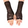 1Pair Fashion Gothic Shining Sequins Gloves Punk Black Gold Red Dancing Gloves Performance Mittens Disco Costume