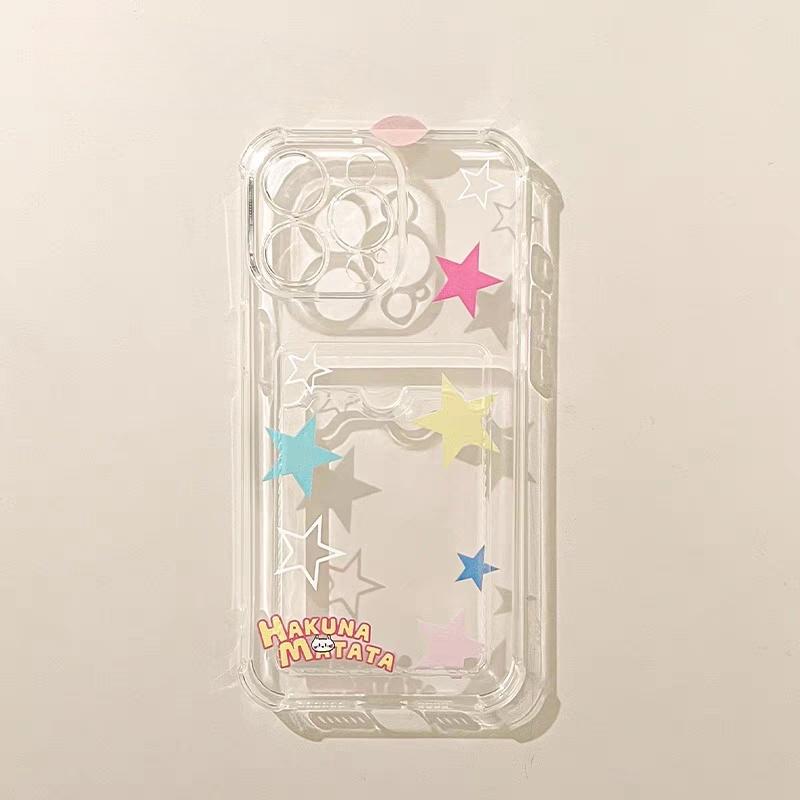 Coque de téléphone Mignonne Motif Étoile Scintillante Pour OPPO Reno 12F 13F 13 8 7 6 Pro A18 A38 A58 A98 A78 A60 A3 A5 Pro A3X A54 A74 Coque Transparente