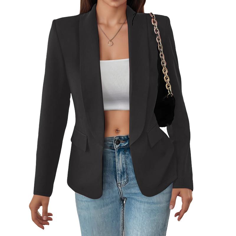 ZANZEA Women Turn Down Collar Loose Casual Long Sleeve Cardigan Blouse