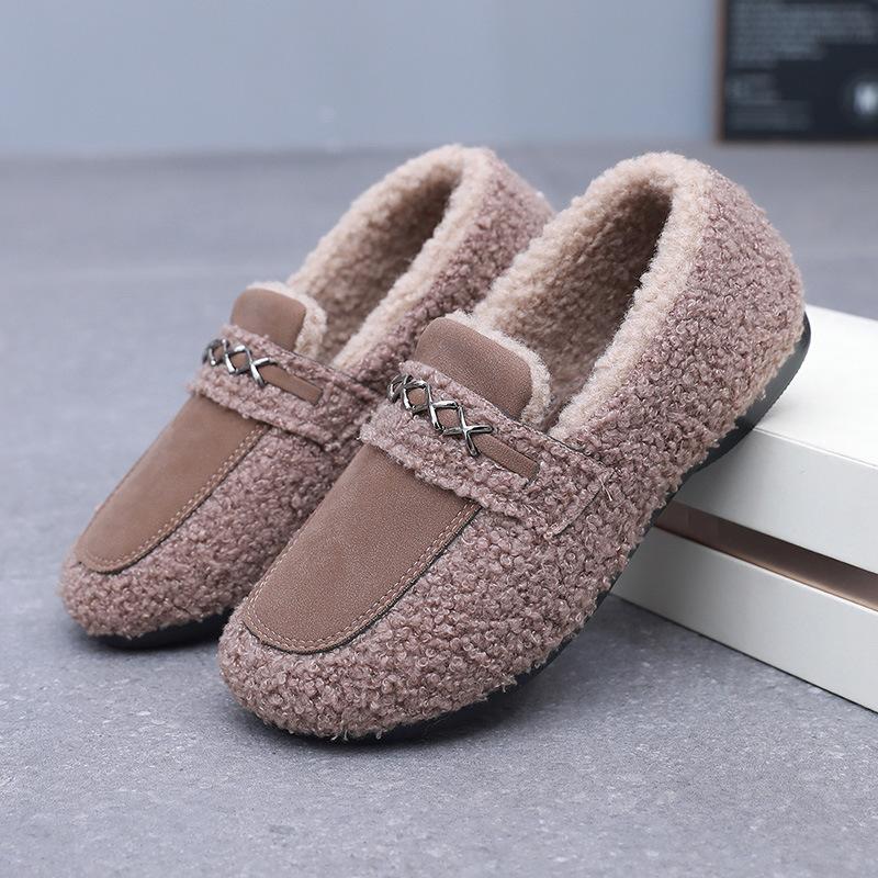 

Женские зимние теплые мягкие тапочки, легкие домашние туфли из пеноматериала с эффектом памяти, удобные мокасины с флисовой подкладкой, для ходьбы в помещении и на открытом воздухе для женщин 41