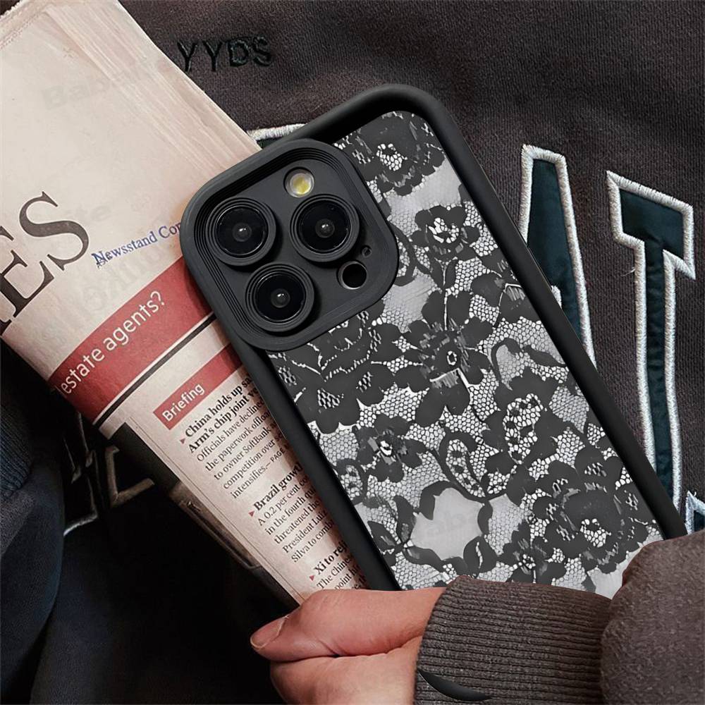 

Стиль мережива Крута дівчина Для IPhone 17 16 15 14 13 12 11 Pro Max Plus Чохли для телефону iPhone 16 pro