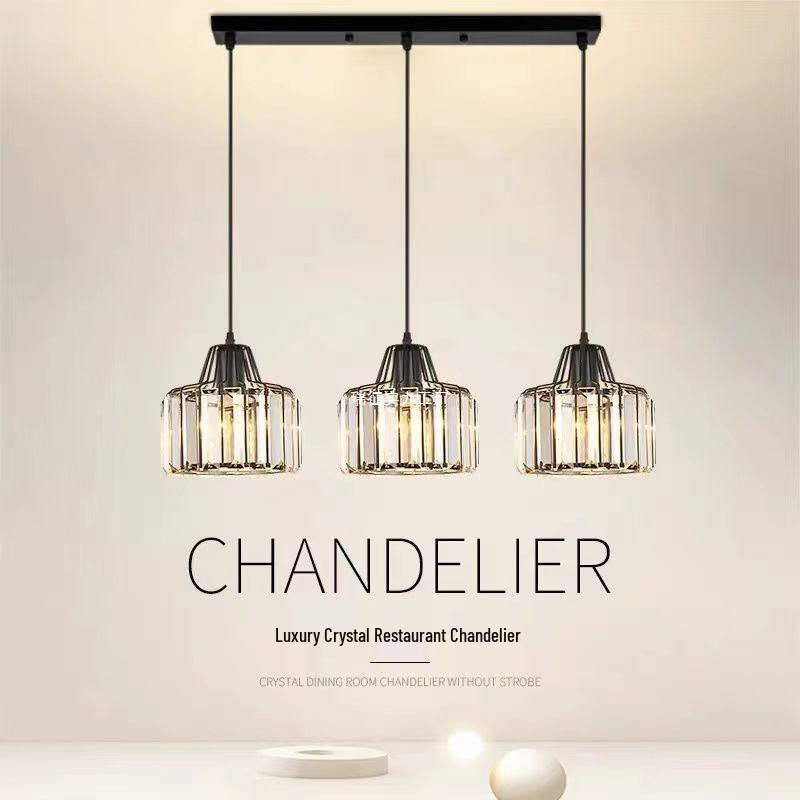 Simple Modern Crystal Chandelier for Restaurant or Bedroom