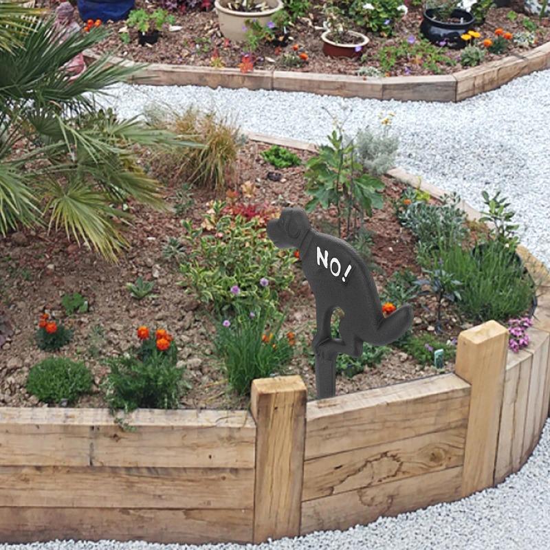 Gusseisen Mistfreies Feld Schildpfosten verbietet Hunden den Zutritt Fäkalien Außengarten Rasendekoration Schild
