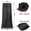 IPELY Universal Car Garbage Bag Back Seat Headrest Litter Trash Garbage Can (Black)