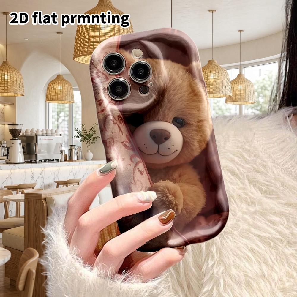 Phone Case: 2D flat design suitable for iPhone 18, 17, 16, 15, 14, 13 Pro film protective case, couple style, clean and fresh, Christmas and Halloween