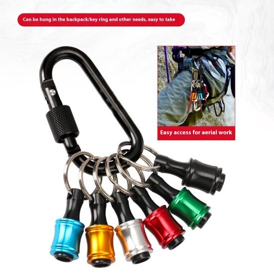 Socket Drill Bit Holder Strong Load-bearing Portable Simple Installation Universal 1/4inch Hex Shank Socket Screwdriver Drill Bit Holder