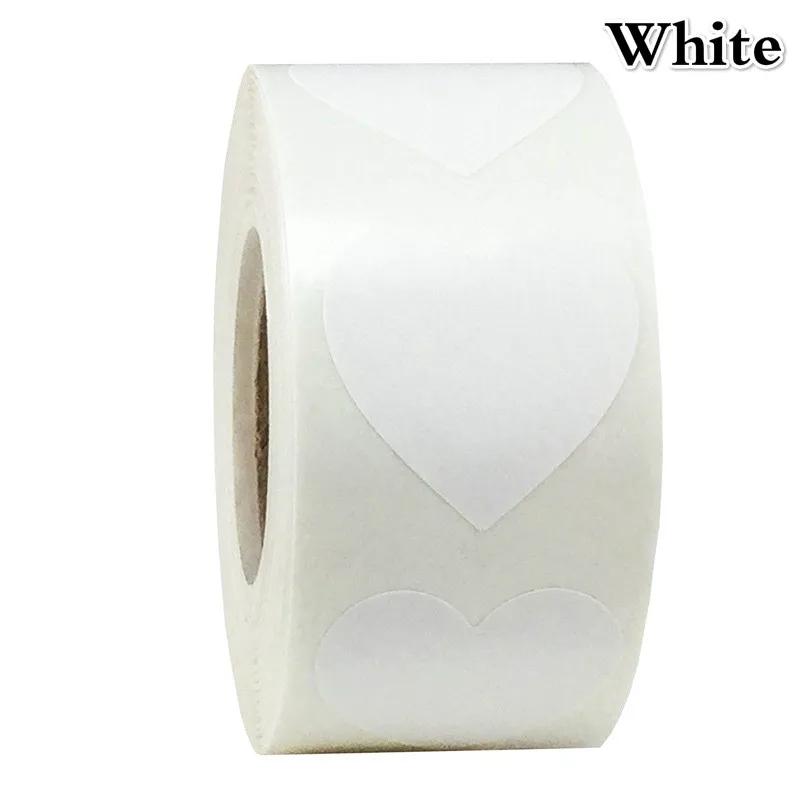 500pcs/roll Heart Stickers Wedding Gift Decoration Sticker