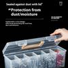 Removable Compartment Tool Storage Box Multifunctional Hardware Organizer Compact Portable Case for Home Garage Car