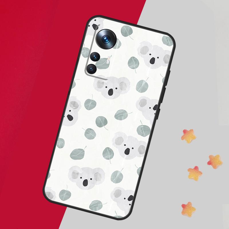 Koala and Eucalyptus Case For Xiaomi 15 Ultra 13 14 11T 12T 13T 14T Pro Cover For POCO F7 F6 F5 X3 X5 X6 X7 Pro