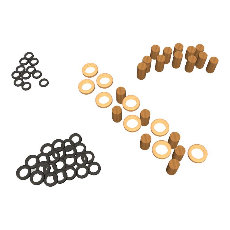Colorful Plastic Training Hoops for Kids