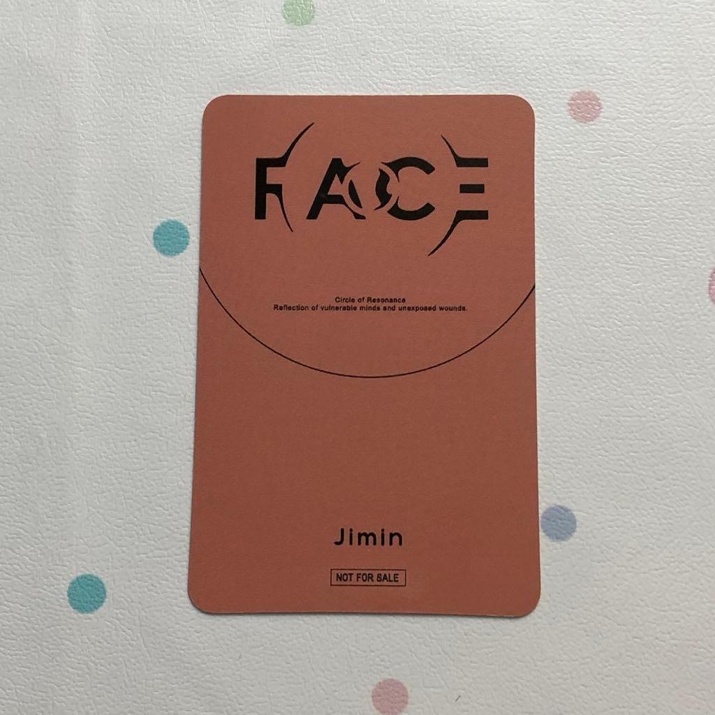 [USED] BTS Jimin JIMIN FACE Lakidro Bulletproof Trading Card
