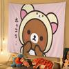 Popular Cute R-Rilakkuma Character Cartoon Tapestry Art Science Fiction Room Home Decor Art Home Decor