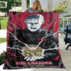 Hellraiser Horrorfilm bedruckte Decke Kinder warm schön Flanell weich und bequem Heim Reise Decke Geburtstagsgeschenk