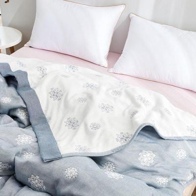 Eight-Layer Pure Cotton Gauze Towel Quilt - Thickened Air Conditioning Blanket Cover.