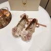 Fashion Flower Women Mary Jane Shoes Elegant Dress Lolita Woman Sandals 2025 New Fashion Cozy Designer Shoes Luxury Soft Chaussure Femme