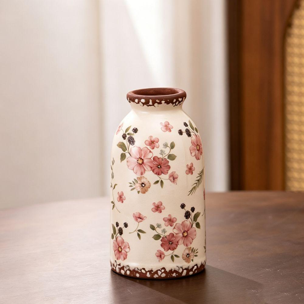 Vintage Ceramic Vase Exquisite Design Decorative Vase Flower Vase  Flower Arrangement Display