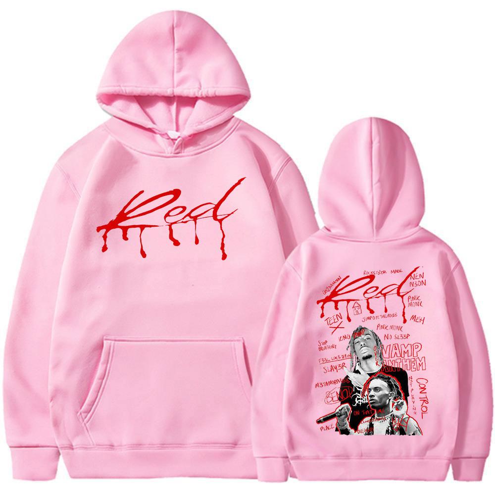 Rapper Playboi Carti Whole Lotta Red Hoodies Opium Ken Carson Narcissist Gothic Hooded Sweatshirt Mens Women Oversized Pullovers