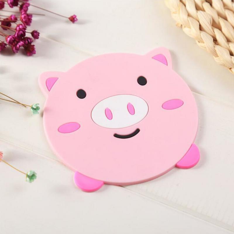 Dining Mat Unique Functional Decorative Innovative Rich And Colorful Fashionable Cartoon Animal Placemat Silicone Coaster Lovely