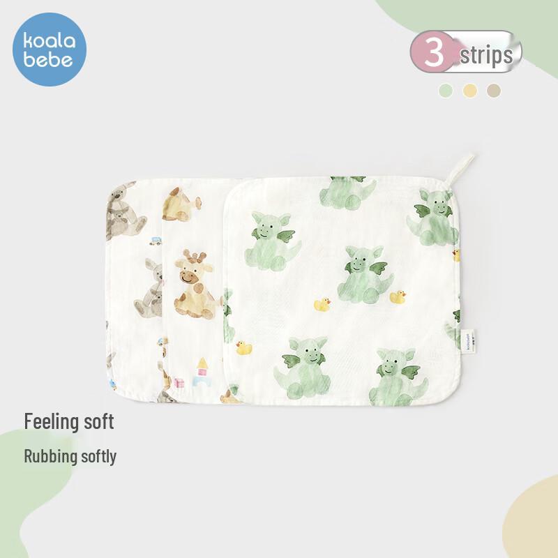 

Впитывающие марлевые платочки для младенцев с носом коалы (3-Pack) 25x25cm