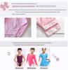 Girls' Summer Ballet Dance Leotard - Short-Sleeved Gymnastics Jumpsuit for Children's Chinese Dance Training