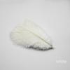 60Pcs/Lot Natural White Ostrich Feathers Handmade Craft Accessories Wedding Home Decorations