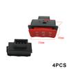 4PCS Universal Electric Motorcycle Accessories Headlight Horn High/Low Beam Dimmer Turn Signals Five Switches And Buttons