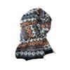 Fair Island Style Blended Scarf Women's Year New Autumn and Winter Warm Retro High-end Knitted Scarf
