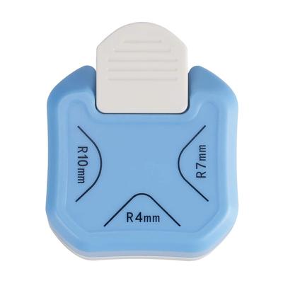 3-in-1-Eckenschneider, 4/7/10 mm, langlebiger Eckenrunder, gebogener Foto-Winkelschneider