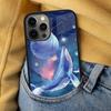 Fliegender Wal Magisch Weiche Handyhülle für iPhone 17 Air 16e Pro max 15 Pro 13 14 Plus 11 12 MagSafe Magnetisches Coque