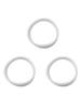 3 Pack Rubber Tire Replacements for Polaris Pool Cleaners 180 280 For 360 380 Compatible with C10 C10 Pool Maintenance Parts