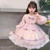 Bamino Girls' Winter Lolita Princess Dress