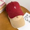 New baseball cap women's spring summer cute versatile big head circumference wide brim show face small shade hard top cap