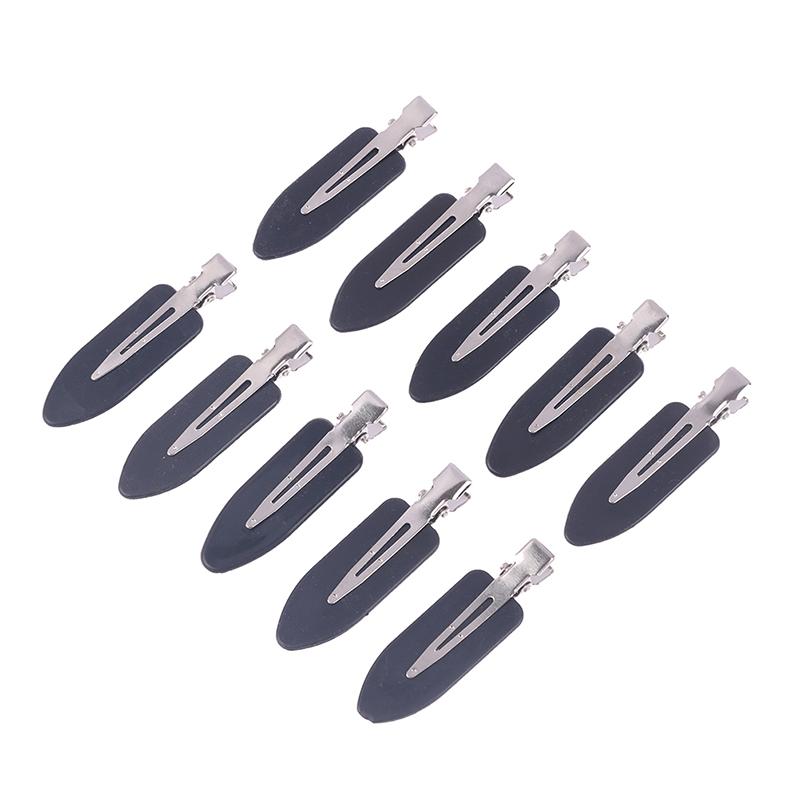 10pcs/set No Bend Seamless Hair Clips Makeup Clip Washing Face Accessories Seamless Barrettes Salon Styling Fixed Accessories