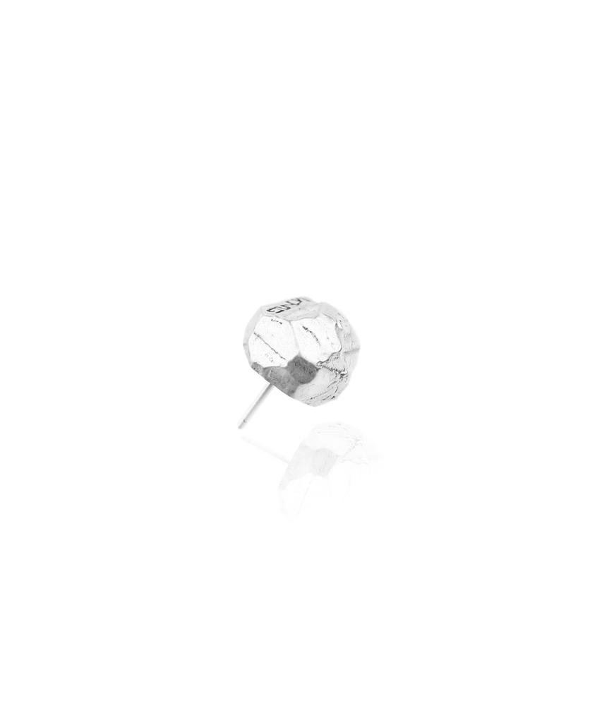 Manig Crazy Circle Silver Earrings