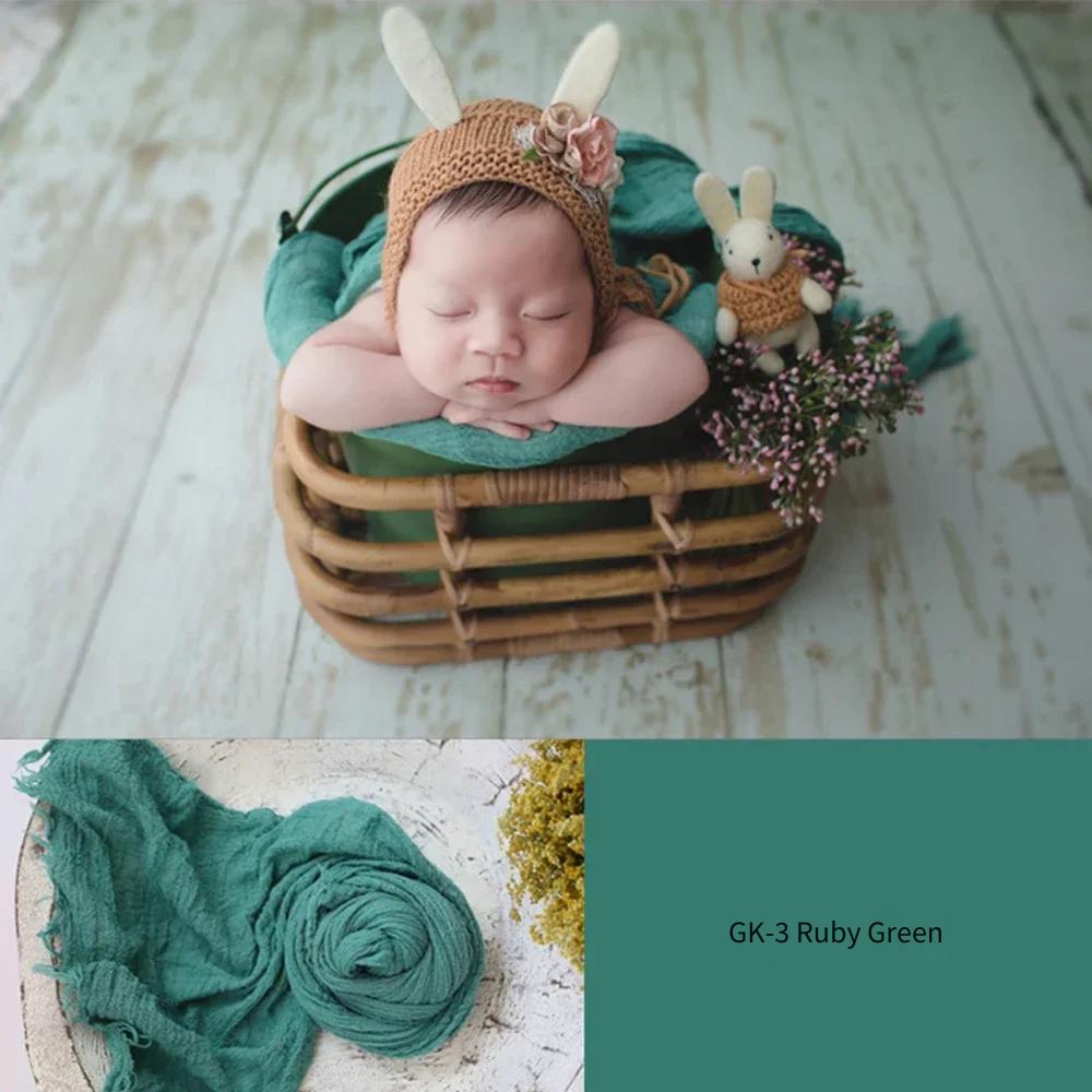 Soft Stretch Baby Blanket Cloth - Newborn Photography Props Wrap Cotton Wraps Accessories for Infant Boys & Girls Photo Shoots