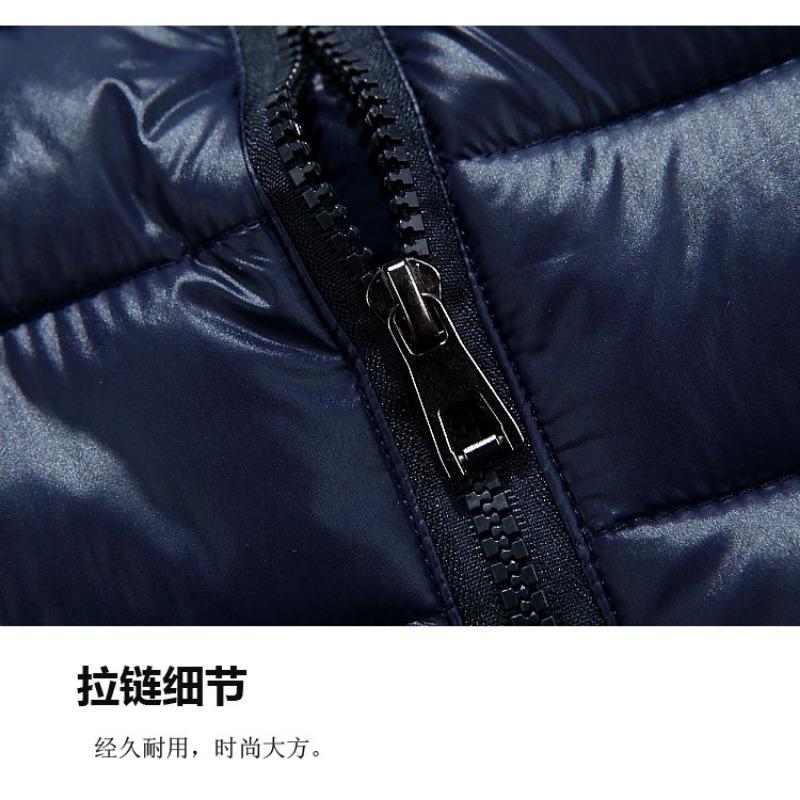 Plus Size Men Casual Thickened Padded Vest Sleeveless Autumn Winter Outerwear