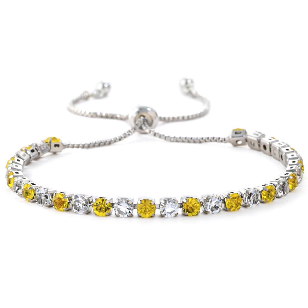 Women's High-End Zircon Crystal Bracelet - Elegant Fashion Accessory