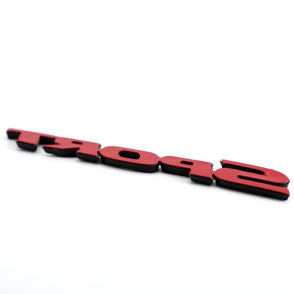 Frezon Emblem Abzeichen Aufkleber Heckklappe Sport 3D Logo Metall Schwarz