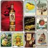 Plaque Metal Tin Signs Captain Bacardi Wall Decoration Vintage Art Posters Iron Painting for Man Cave Home Cafe Garden Club B